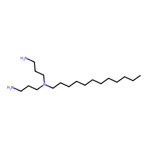 N'-(3-aminopropyl)-N'-dodecylpropane-1,3-diamine structure