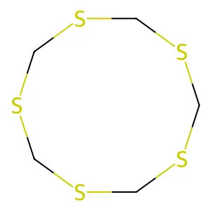 1,3,5,7,9-Pentathiecane structure