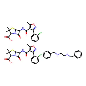 Cloxacillin benzathine structure