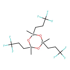 Compound C12H21F9O3Si3 structure