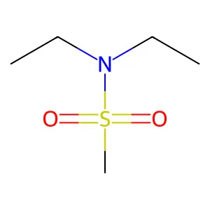 N,N-diethylmethanesulfonamide structure