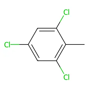 1,3,5-trichloro-2-methylbenzene structure