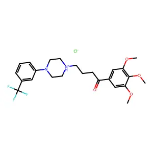 Compound C24H30ClF3N2O4 structure