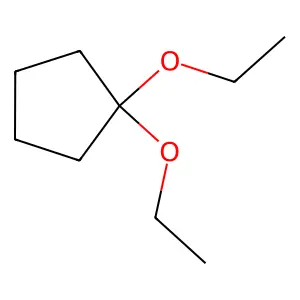 1,1-Diethoxycyclopentane structure