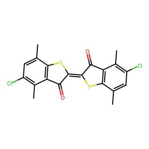 Compound C20H14Cl2O2S2 structure