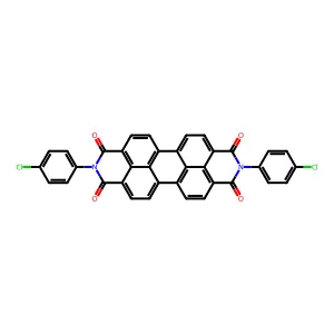 Compound C36H16Cl2N2O4 structure