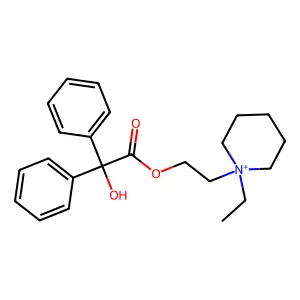Compound C23H30NO3+ structure