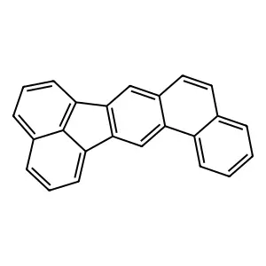 naphtho[1,2-k]fluoranthene structure