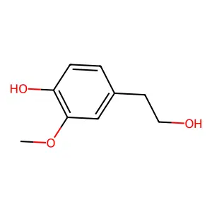 Homovanillyl alcohol structure