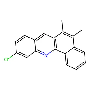 10-chloro-5,6-dimethylbenzo[c]acridine structure