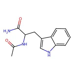 acetyltryptophanamide structure