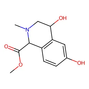 methyl 4,6-dihydroxy-2-methyl-3,4-dihydro-1H-isoquinoline-1-carboxylate structure