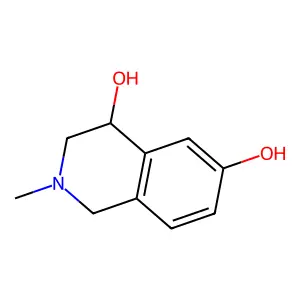 2-methyl-3,4-dihydro-1H-isoquinoline-4,6-diol structure