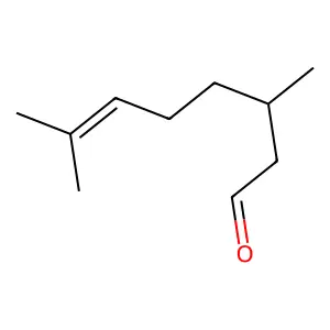 (R)-3,7-Dimethyloct-6-enal structure