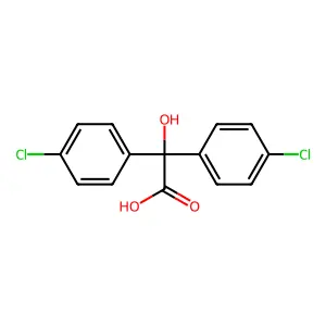 4,4'-DICHLOROBENZILIC ACID structure