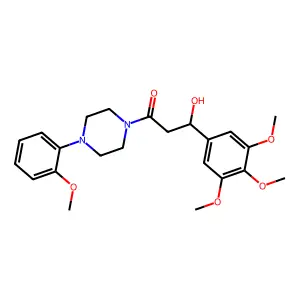 Compound C23H30N2O6 structure