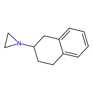 1-(1,2,3,4-tetrahydronaphthalen-2-yl)aziridine structure
