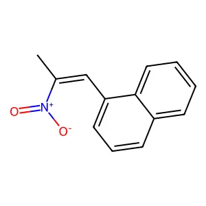 1-(2-nitroprop-1-enyl)naphthalene structure
