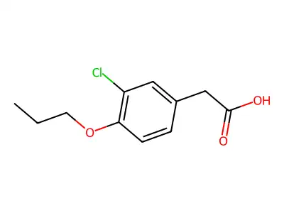 (3-Chloro-4-Propoxy-Phenyl)-Acetic Acid structure
