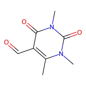 1,3,4-trimethyl-2,6-dioxopyrimidine-5-carbaldehyde structure