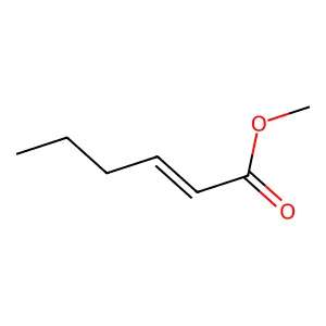 methyl hex-2-enoate structure
