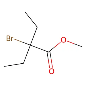 methyl 2-bromo-2-ethylbutanoate structure