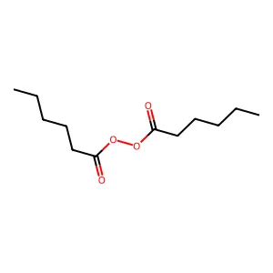 hexanoyl hexaneperoxoate structure