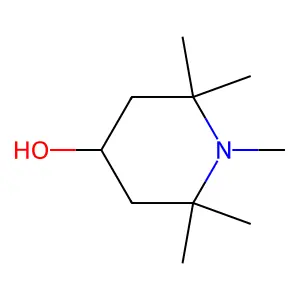 1,2,2,6,6-Pentamethylpiperidin-4-ol structure