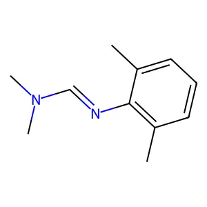N'-(2,6-dimethylphenyl)-N,N-dimethylmethanimidamide structure