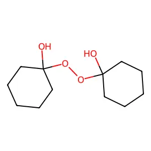 Cyclohexanol, 1,1'-dioxybis- structure