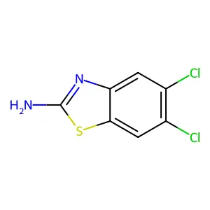 5,6-dichloro-1,3-benzothiazol-2-amine structure