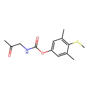 (3,5-dimethyl-4-methylsulfanylphenyl) N-(2-oxopropyl)carbamate structure
