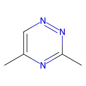 1,2,4-Triazine, 3,5-dimethyl- structure