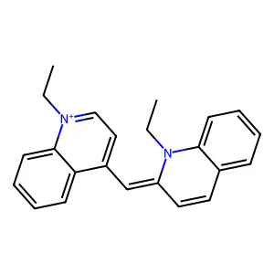 Compound C23H23N2+ structure