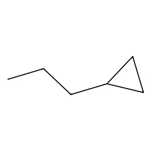 PROPYLCYCLOPROPANE structure