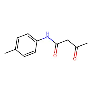 N-(4-methylphenyl)-3-oxobutanamide structure