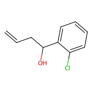 1-(2-chlorophenyl)but-3-en-1-ol structure