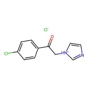 N-(4-Chlorophenacyl)imidazole hydrochloride structure