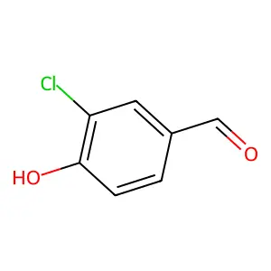 3-CHLORO-4-HYDROXYBENZALDEHYDE structure