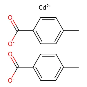 Cadmium p-toluate structure