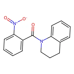 1-(2-Nitrobenzoyl)-1,2,3,4-tetrahydroquinoline structure