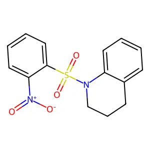 1-(2-Nitro-benzenesulfonyl)-1,2,3,4-tetrahydro-quinoline structure