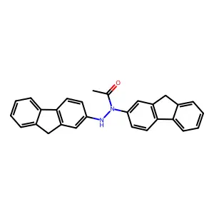 N-Acetyl-2,2'-hydrazofluorene structure