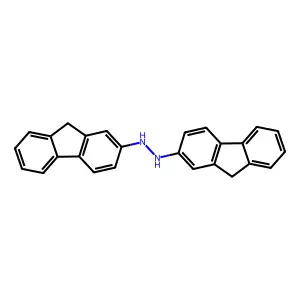 1,2-di(9h-fluoren-2-yl)hydrazine structure