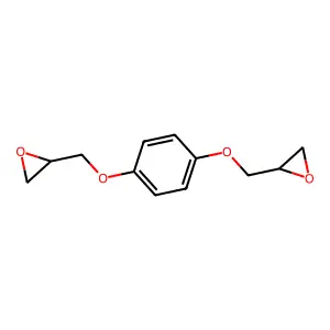 2-[[4-(oxiran-2-ylmethoxy)phenoxy]methyl]oxirane structure
