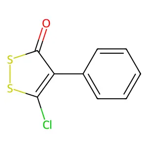 5-chloro-4-phenyldithiol-3-one structure