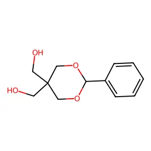 [5-(hydroxymethyl)-2-phenyl-1,3-dioxan-5-yl]methanol structure