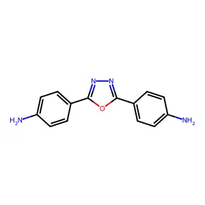 4,4'-(1,3,4-Oxadiazole-2,5-diyl)dianiline structure