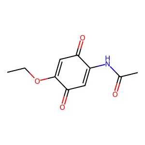 2-Acetamido-5-ethoxy-1,4-benzoquinone structure
