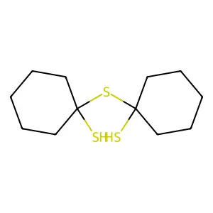 1-(1-sulfanylcyclohexyl)sulfanylcyclohexane-1-thiol structure